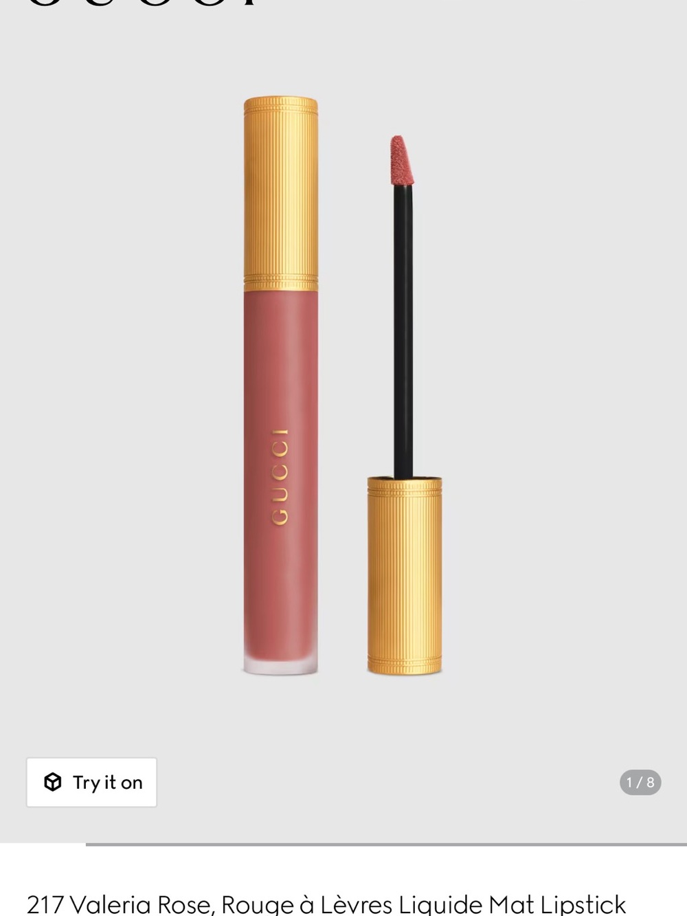 Gucci Matte Liquid Lipstick RETAIL $50!